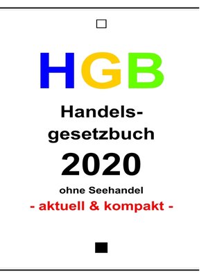 cover image of HGB